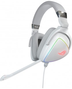 Gaming ακουστικά Asus - ROG Delta, λευκά