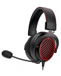 Ακουστικά gaming Redragon - Luna H540, μαύρο/κόκκινο