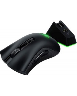 Σετ gaming Razer - DeathAdder V2 Pro + Mouse Dock, μαύρο
