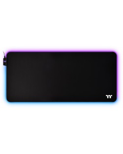  Gaming Pad για ποντίκι  Thermaltake - Level 20 RGB Extended, XXL, μαλακό, μαύρο