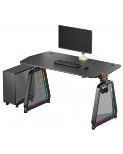 Γραφείο gaming Ultradesk - Booster, μαύρο