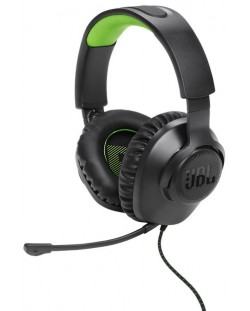 Ακουστικά gaming JBL - Quantum 100X Console, Xbox, μαύρο/πράσινο