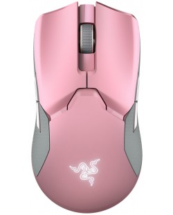 Gaming ποντίκι Razer - Viper Ultimate & Mouse Dock, οπτικό, ροζ