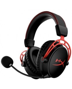 Gaming ακουστικά HyperX - Cloud Alpha, ασύρματα, μαύρο/κόκκινο