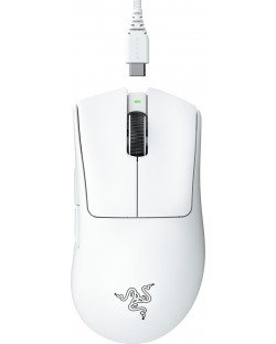 Ποντίκι gaming Razer - DeathAdder V3 Pro, οπτικό, ασύρματο, λευκό