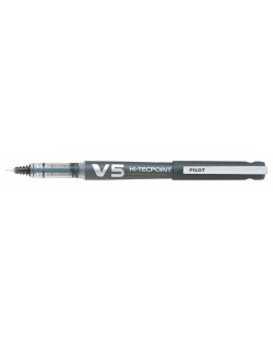 Στυλό τζελ  Pilot Hi-Tecpoint V5 - Μαύρο, 0,5 χλστ