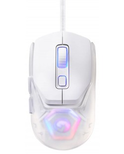 Ποντίκι gaming Marvo - Fit Lite, οπτικό, λευκό