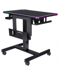 Γραφείο gaming Thermaltake - CYCLEDESK 100 RGB Electric, μαύρο