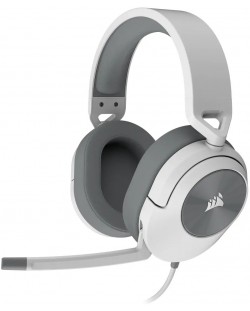 Ακουστικά gaming Corsair - HS55 Stereo,  λευκό