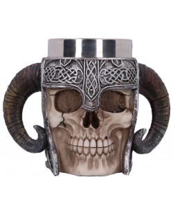 Ποτήρι μπύρας Nemesis Now Adult: Medieval - Viking Skull