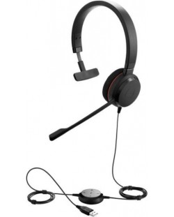 Ακουστικό Handsfree Jabra Evolve 20 UC, mono, μαύρο