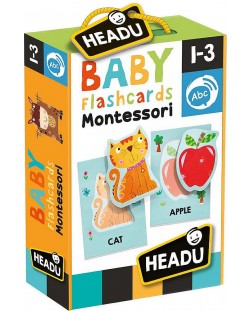 Εκπαιδευτικές κάρτες flash Headu Montessori - Πρώτες λέξεις