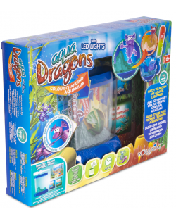 Σετ παιχνιδιού Aqua Dragons - Πολύχρωμο ενυδρείο με φώτα LED