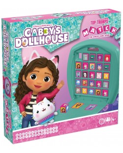 Παιχνίδι με κάρτες και κύβους Top Trumps Match - Gabby's Dollhouse