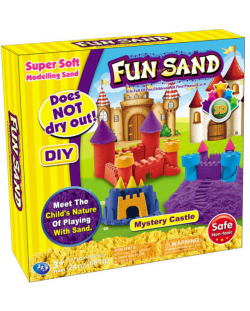 Σετ παιχνιδιού Fun Sand - Κινητική άμμος, κάστρα
