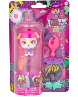 Σετ παιχνιδιού IMC Toys Vip Pets - Κουτάβι μόδας για χτενίσματα με αξεσουάρ, Jessie