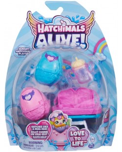 Σετ παιχνιδιού Hatchimals Alive! - Καρέκλα τραπεζαρίας με ειδώλια