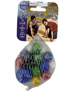 Σετ παιχνιδιού House of Marbles - Γυάλινες μπαλάκια σε δίχτυ 