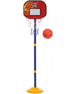 Σετ παιχνιδιού GT - Καλάθι μπάσκετ με μπάλα, έως 108 cm