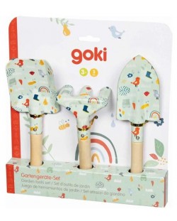 Σετ παιχνιδιού Goki - Εργαλεία κήπου, άνοιξη