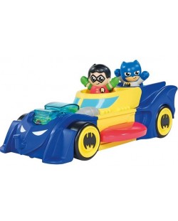 Σετ παιχνιδιού 3 σε 1Tomy Toomies - Batmobile,με 2 φιγούρες