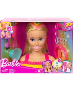 Σετ παιχνιδιού Barbie Color Reveal - Μανεκέν για χτενίσματα, με αξεσουάρ