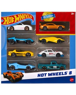 Σετ παιχνιδιού Hot Wheels - Basic car, ποικιλία