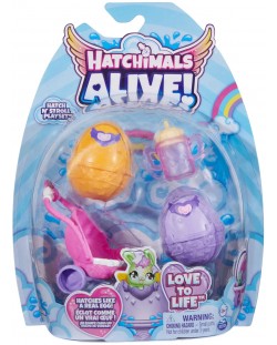 Σετ παιχνιδιού Hatchimals Alive! - Καρότσι με ειδώλια