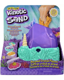 Σετ παιχνιδιού  Spin Master - Κινητική άμμος με κρύσταλλα