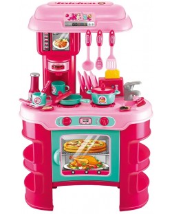 Σετ παιχνιδιών Buba Kitchen Cook - Παιδική κουζίνα, ροζ