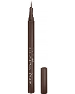 IsaDora Εξαιρετικά λεπτό vegan μολύβι φρυδιών, 43 Medium Brown, 1.1 ml
