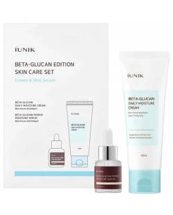 iUNIK Σετ Beta Glucan Edition - Κρέμα και serum προσώπου, 60 + 15 ml