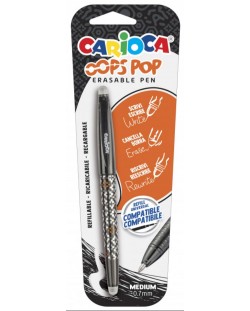 Σβήσιμο στυλό Carioca Oops Pop - Μαύρο