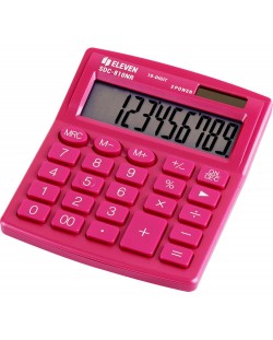 Αριθμομηχανή Eleven - SDC-810NRPKE, 10 ψηφία, ροζ