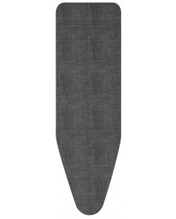 Κάλυμμα σιδερώστρας Brabantia - Denim Black, B 124 x 38 х 0.8 cm