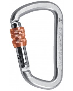 Καραμπίνερ Rock Empire - Steel Carabiner D KL-S, γκρι 