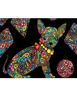 Εικόνα χρωματισμού ColorVelvet - Τσιουάουα, 29.7 х 21 cm