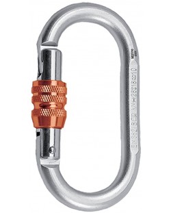 Καραμπίνερ Rock Empire - Steel Carabiner O/KL/S, γκρι 