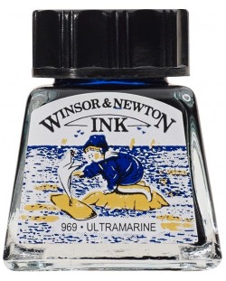 Μελάνι καλλιγραφίας Winsor & Newton - Ultramarine, 14 ml