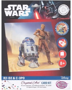 Κάρτα διαμαντένια ταπετσαρία  Craft Buddy - R2-D2  C-3PO