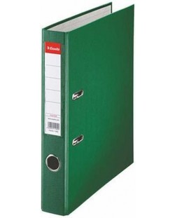 Κλασέρ Esselte Eco - A4, 5 cm, PP, μεταλλική άκρη, αφαιρούμενη ετικέτα, πράσινο