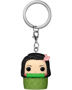 Μπρελόκ Funko Pocket POP! Animation: Demon Slayer - Nezuko Kamado (In Basket)