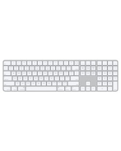 Πληκτρολόγιο Apple - Magic Keyboard, Touch ID, με αριθμούς, US, λεύκο