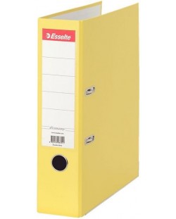 Ντοσιέ  Esselte Eco - А4, 7.5 cm, РР,μεταλλικό περίγραμμα,αφαιρούμενη ετικέτα, κίτρινη