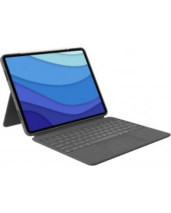 Πληκτρολόγιο Logitech - Combo Touch, iPad Pro 11" 1st, 2nd, 3rd gen, Grey