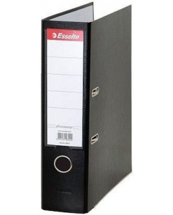 Κλασέρ Esselte Eco - A4, 7,5 cm, PP, μεταλλική άκρη, αφαιρούμενη ετικέτα, μαύρο