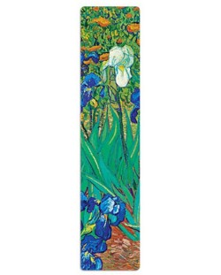 Διαχωριστικό βιβλίου Paperblanks Van Goghs Irises - στρογγυλεμένα άκρα