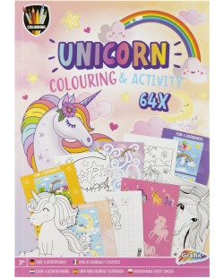 Βιβλίο ζωγραφικής και δραστηριότητας Grafix Unicorn