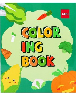 Βιβλίο ζωγραφικής Deli EN042 - Λαχανικά
