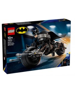 Κατασκευαστής LEGO DC Comics Super Heroes - Φιγούρα κτιρίου Batman και μοτοσυκλέτα (76273)